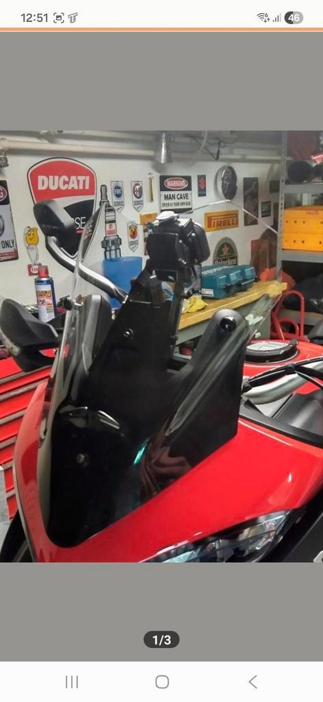 Ermax Sport Windscherm Ducati Multistrada, Motoren, Onderdelen | Overige, Ophalen of Verzenden