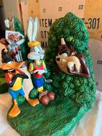 Looney Tunes boekensteunen, Daffy, Tazz, Bugs, Ophalen, Looney Tunes, Zo goed als nieuw, Beeldje of Figuurtje