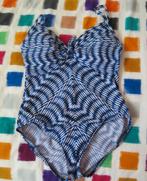 Miraclesuit  blauw-wit badpak mt. 40/42 als nieuw, Badpak, Zo goed als nieuw, Miracle suit, Verzenden