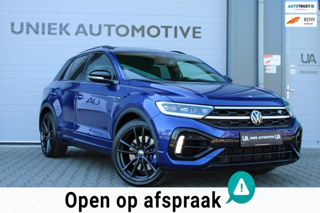 Volkswagen T-Roc R 2.0 TSI 4 MOTION | DSG | AKRAPOVIC | LAPI, Auto's, Automaat, Gebruikt, Zwart, 4 cilinders