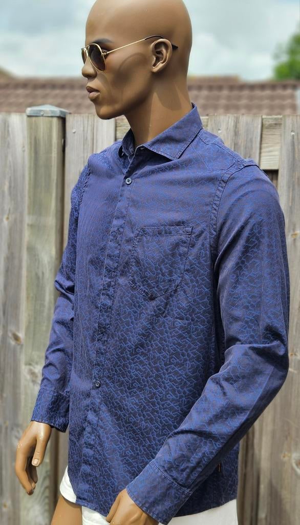 PME Legend katoenen overhemd (M) Gewassen en gestreken