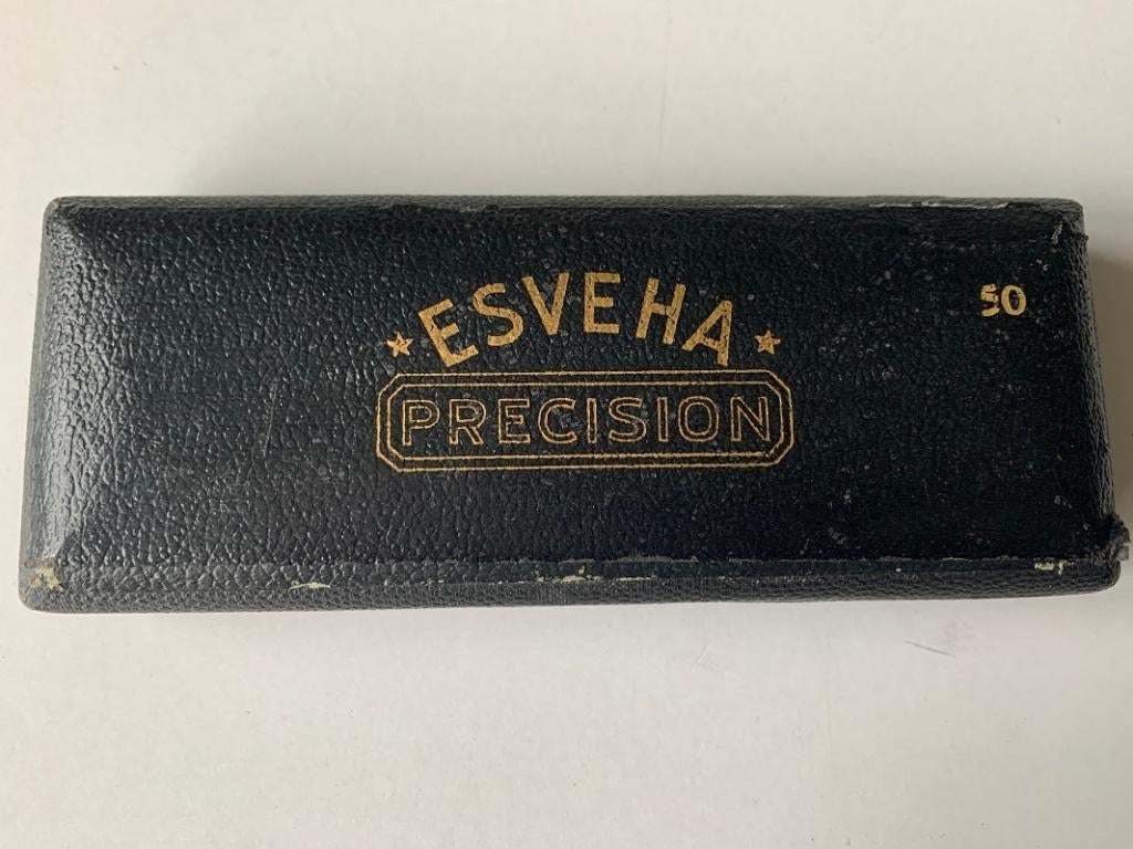 vintage passer set "ESVEHA" (Precision) 50, Ophalen of Verzenden, Gebruikt