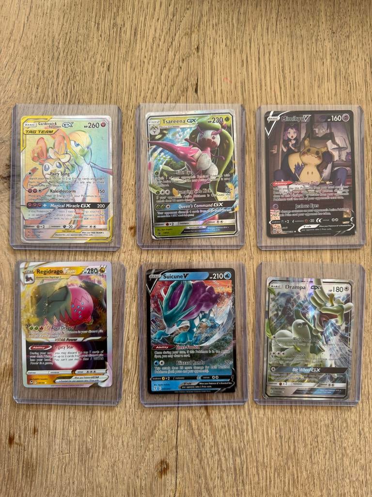 Zeldzame Pokémon kaarten te koop - Gardevoir, Tsareena, Mimi, Ophalen of Verzenden, Zo goed als nieuw, Meerdere kaarten, Foil