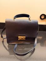 Furla Hand-/Schoudertas - Donkerblauw Saffiano Leer, Ophalen of Verzenden, Zo goed als nieuw, Blauw, Handtas