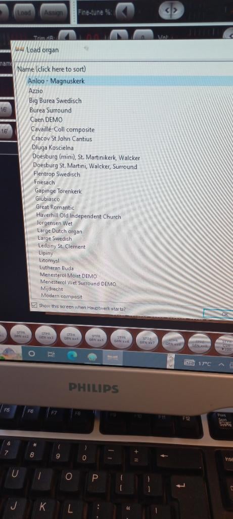 Computer met gelicenseerde hauptwerk orgels, Ophalen of Verzenden, Gebruikt, 2 klavieren, Orgel