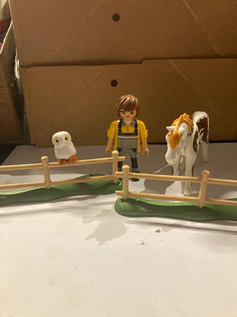 Playmobil setje paard, Kinderen en Baby's, Speelgoed | Playmobil, Ophalen of Verzenden, Gebruikt