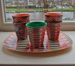 Rice melamine bekers en dienblad, Huis en Inrichting, Keuken | Servies, Ophalen of Verzenden, Overige materialen, Overige stijlen