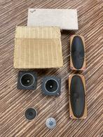 Doos met diverse oude luidsprekers Philips, Tonsil e.d, Antiek en Kunst, Ophalen of Verzenden