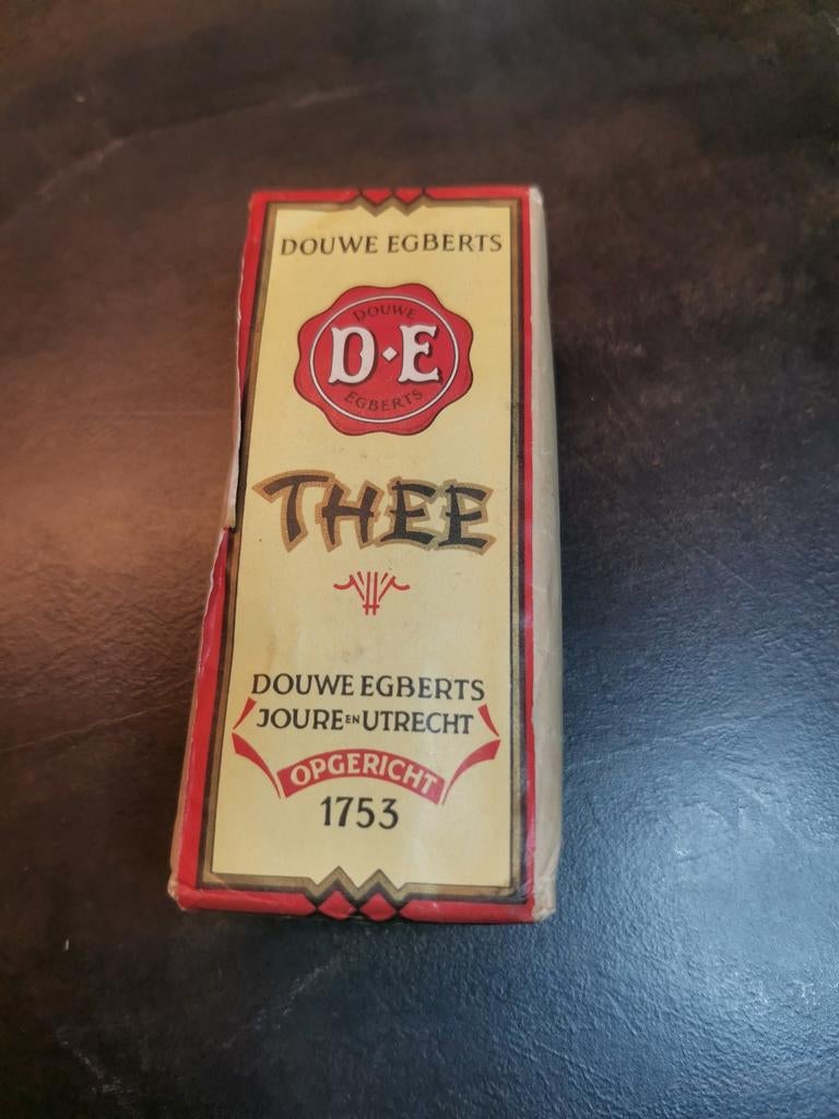 Oud pakje Douwe Egberts thee, Ophalen of Verzenden