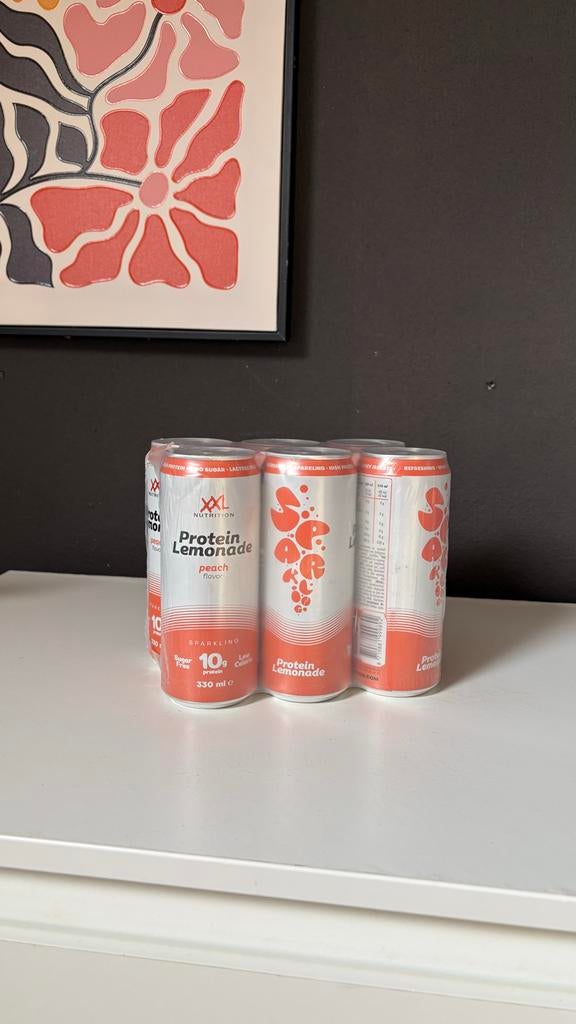 XXL Nutrition peach protein limonade 6x, Diversen, Ophalen of Verzenden