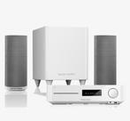 Harman Kardon BDS 270 wit met vloerstandaards, Gebruikt, 2.1-systeem, Blu-ray-speler, 70 watt of meer