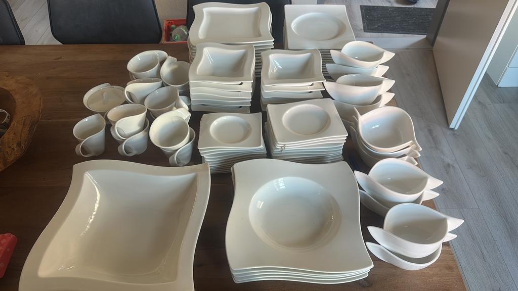 villeroy en boch new wave nieuwstaat niets beschadigd, Huis en Inrichting, Keuken | Servies, Ophalen of Verzenden, Zo goed als nieuw