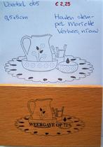 Voedsel 065 Houten stempel, Ophalen of Verzenden, Zo goed als nieuw, Houten stempel