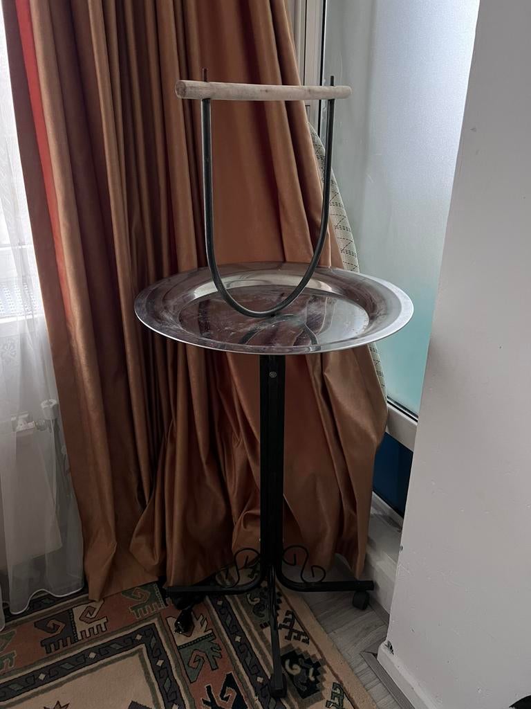 Papegaaien standaard met wielen