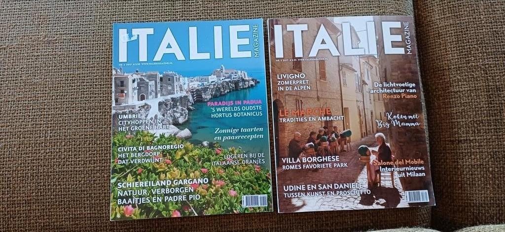 Italië magazines 10 x, Ophalen of Verzenden, Zo goed als nieuw