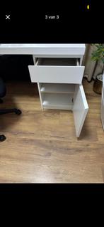 Bureau+ bureaustoel+ twee bruine kasten alles mag weg, Ophalen of Verzenden, Zo goed als nieuw