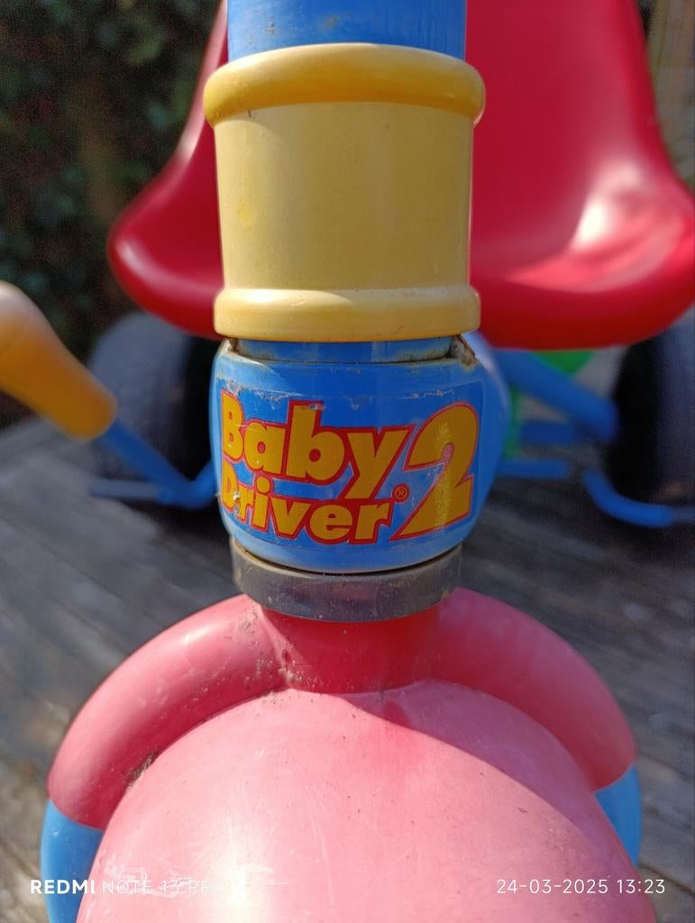 Baby Driver 2 driewieler, Ophalen