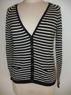 ESPRIT vest zwart wit gestreept  maat M, Maat 38/40 (M), Zwart, Ophalen of Verzenden, Zo goed als nieuw