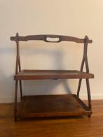 Houten antieke butlertray, Huis en Inrichting, Ophalen of Verzenden, Gebruikt
