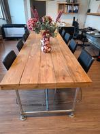 Unieke Steigerhouten Tafel - 3 Meter Lang, Huis en Inrichting, Tafels | Eettafels, Ophalen