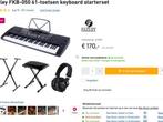 Fazley keyboard met accessoires, Muziek en Instrumenten, Keyboards, Ophalen of Verzenden, Zo goed als nieuw, 61 toetsen, Overige merken