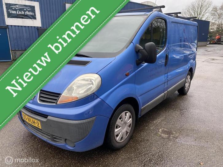 Renault Trafic bestel 2.0 dCi T27 L1H1 AIRCO APK 27-02-2027, Auto's, Bestelauto's, Bedrijf, Te koop, ABS, Airconditioning, Alarm