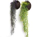 Kunst Bloemen Slingers / Nep Roze Groen Paars Wit Hangplant, Huis en Inrichting, Woonaccessoires | Kunstplanten en Kunstbloemen