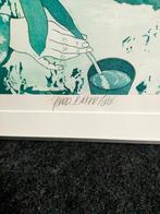 Sjoerd bakker ets/zeefdruk, Antiek en Kunst, Kunst | Etsen en Gravures, Ophalen