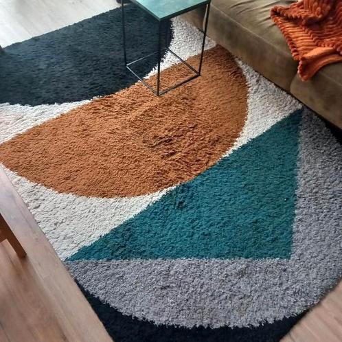 Hoogpolig vloerkleed modern bohemian 230x160, Huis en Inrichting, Stoffering | Tapijten en Kleden, Zo goed als nieuw, 200 cm of meer