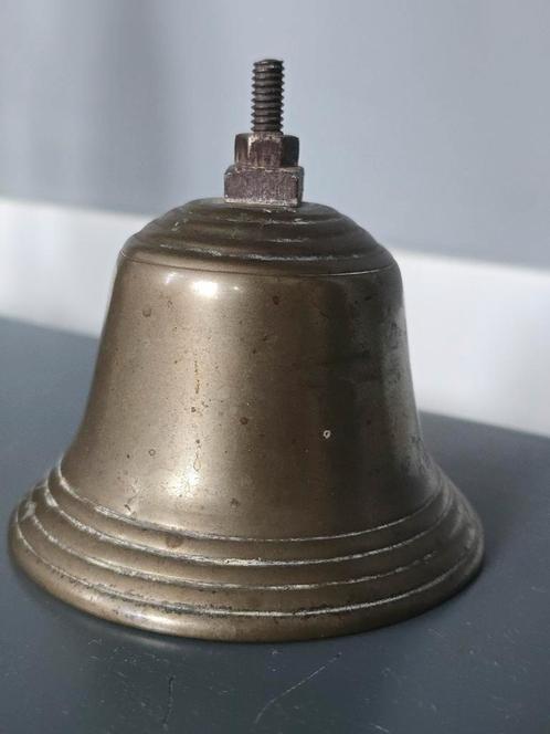 Prachtige antieke koperen (scheeps) bel met heldere klank, Antiek en Kunst, Antiek | Koper en Brons, Koper, Ophalen of Verzenden
