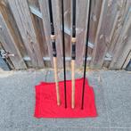 2x Fox Warrior S karperhengels. Full cork., Watersport en Boten, Hengelsport | Karpervissen, Ophalen, Gebruikt, Werphengel