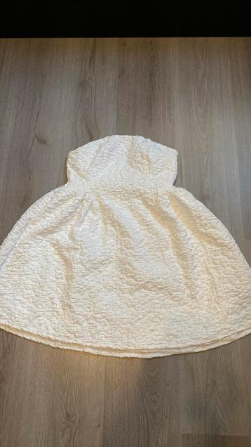 Dames wit strapless jurkje maat XS  beschikbaar voor biedingen