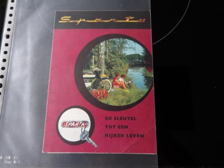 Folder Sparta De sleutel tot een rijker leven + prijslijst, Fietsen en Brommers, Handleidingen en Instructieboekjes, Gebruikt