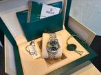 Rolex Datejust Green vignette Diamond 31mm, Sieraden, Tassen en Uiterlijk, Horloges | Dames, Staal, Ophalen of Verzenden, Staal
