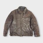 Oakwood heren jas maat L (100% leer), Maat 52/54 (L), Tweedehands, Oakwood, Bruin