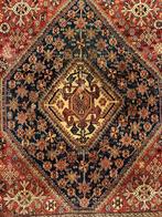 VINTAGE Perzisch Tapijt Qashqai 152x128 cm Antique, Gebruikt, Na, Wol, Ophalen of Verzenden