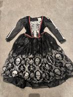 Skelet Verkleedkostuum Meisje Maat 128, Ophalen of Verzenden, Zo goed als nieuw, 122 t/m 128, Meisje