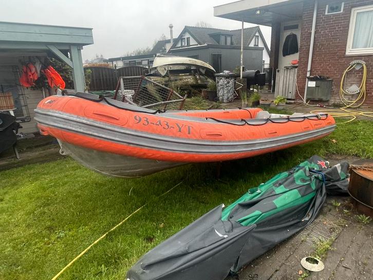 AB profile A16 aluminium werk RIB, Watersport en Boten, Rubberboten, Gebruikt, Overige merken, Aluminium, Minder dan 70 pk, Benzine