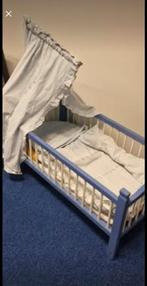 Vintage houten poppenbedje, Kinderen en Baby's, Babywiegjes en Ledikanten, Ophalen of Verzenden