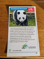 Kortingsbon voor Ouwehands Dierenpark., Tickets en Kaartjes, Drie personen of meer, Kortingskaart