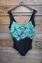 Badpak zwart pauw mt 46 Vaste prijs, Kleding | Dames, Badmode en Zwemkleding, Ophalen of Verzenden, Zo goed als nieuw, Zwart, Badpak