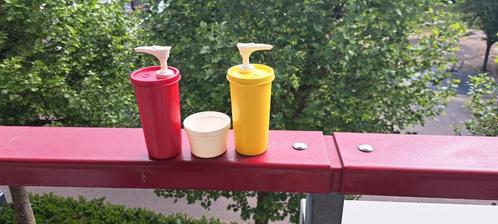 Tupperware bekers met pompjes  jaren 70 pompjes, Huis en Inrichting, Keuken | Tupperware, Zo goed als nieuw, Overige typen, Ophalen of Verzenden