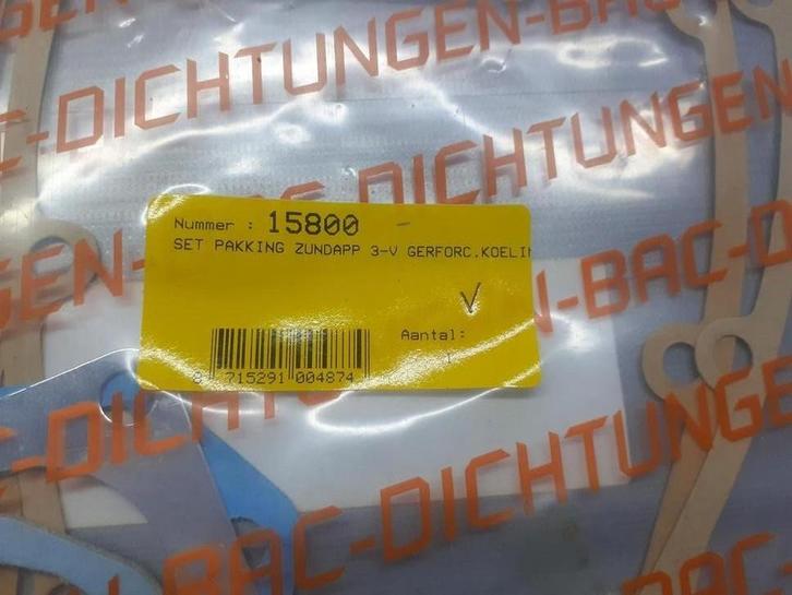 Nieuwe pakkingset Zundapp 3 hand versn geforceerde koeling, Fietsen en Brommers, Brommeronderdelen | Zundapp, Nieuw, Ophalen of Verzenden