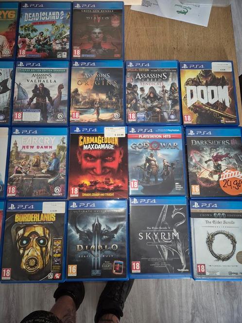 ps4 games, Spelcomputers en Games, Spelcomputers | Sony PlayStation 4, Zo goed als nieuw, Original, Met 1 controller, Ophalen