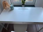 Wit bureau met lades, ikea, type alex, nette staat., Ophalen, Zo goed als nieuw