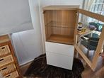 Vitrinekast met laden en verlichting., Huis en Inrichting, Kasten | Vitrinekasten, Ophalen, Gebruikt, 50 tot 100 cm, 150 tot 200 cm