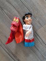 handpoppen prins Erik en kreeft Sebastiaan, Ophalen of Verzenden, Zo goed als nieuw, Overige typen