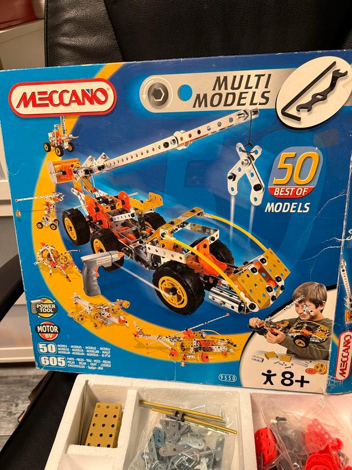 Meccano 50 Modellen - Complete Set, Hobby en Vrije tijd, Modelbouw | Overige, Zo goed als nieuw, Ophalen