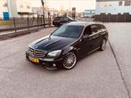 Mercedes-Benz C-Klasse 6.2 C63 AMG Estate AUT 2008 Zwart, Auto's, Mercedes-Benz, Automaat, Achterwielaandrijving, Zwart, Leder