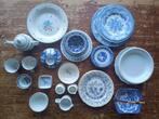 Set met blauw / wit servies 30 stuks, Ophalen, Gebruikt, Overige stijlen, Overige typen